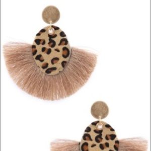 Leopard earrings
